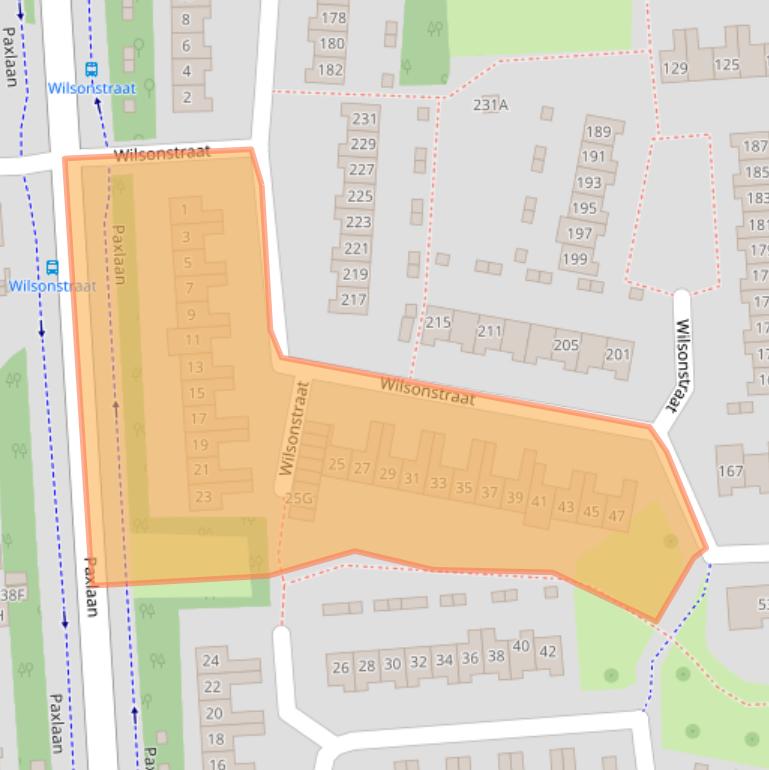 Kaart van postcodegebied 2131PK.