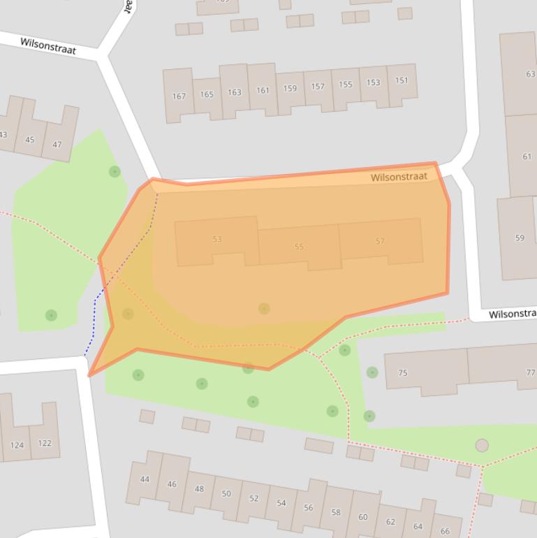 Kaart van postcodegebied 2131PL.