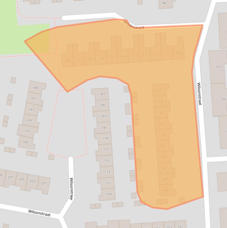 Kaart van postcodegebied 2131PN.
