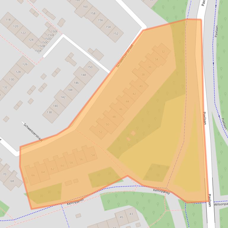 Kaart van postcodegebied 2131RG.