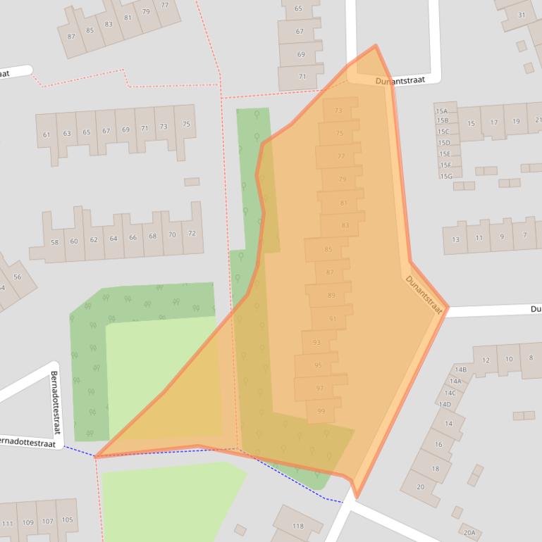 Kaart van postcodegebied 2131RN.