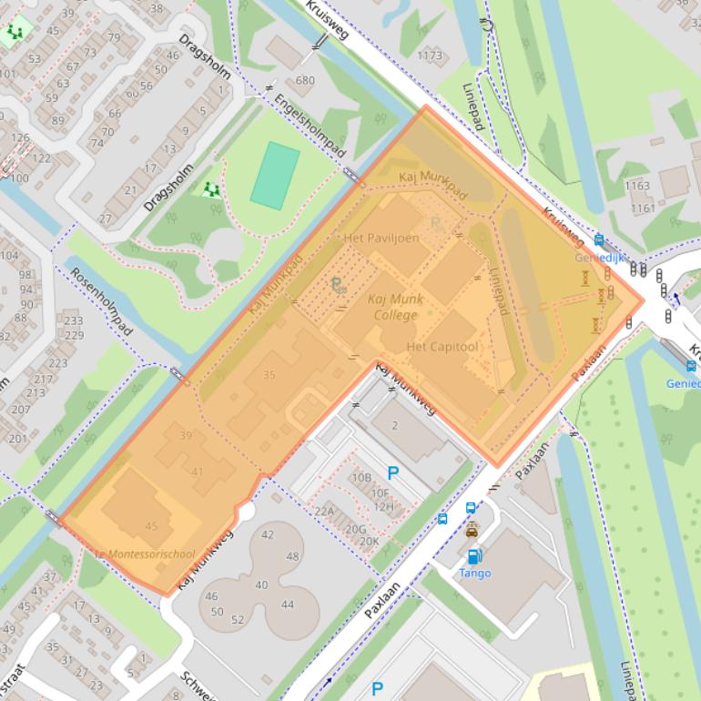 Kaart van postcodegebied 2131RV.