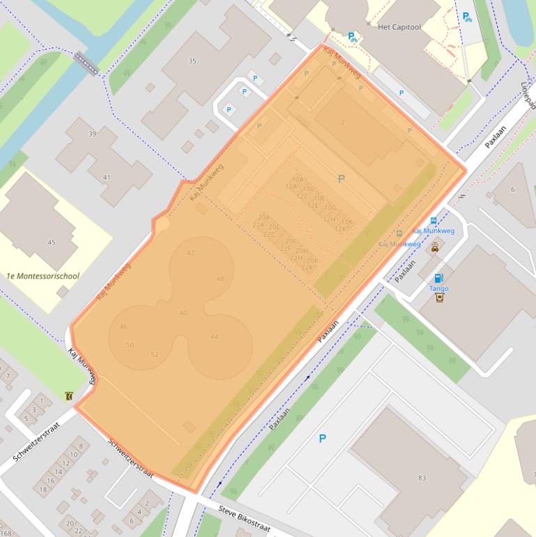 Kaart van postcodegebied 2131RW.