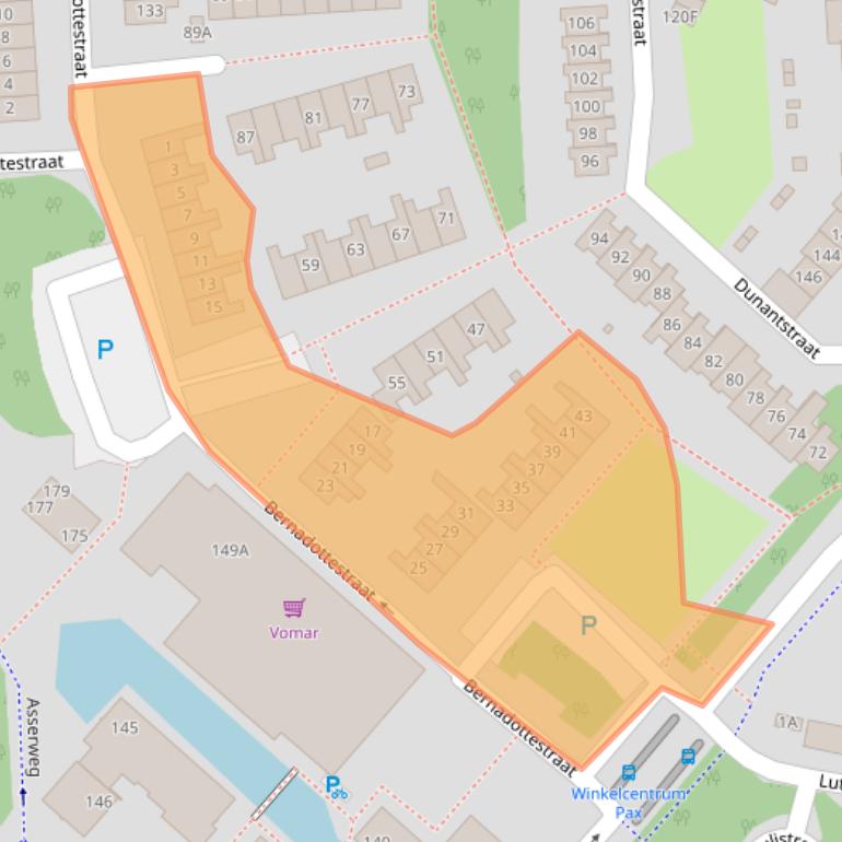 Kaart van postcodegebied 2131SM.