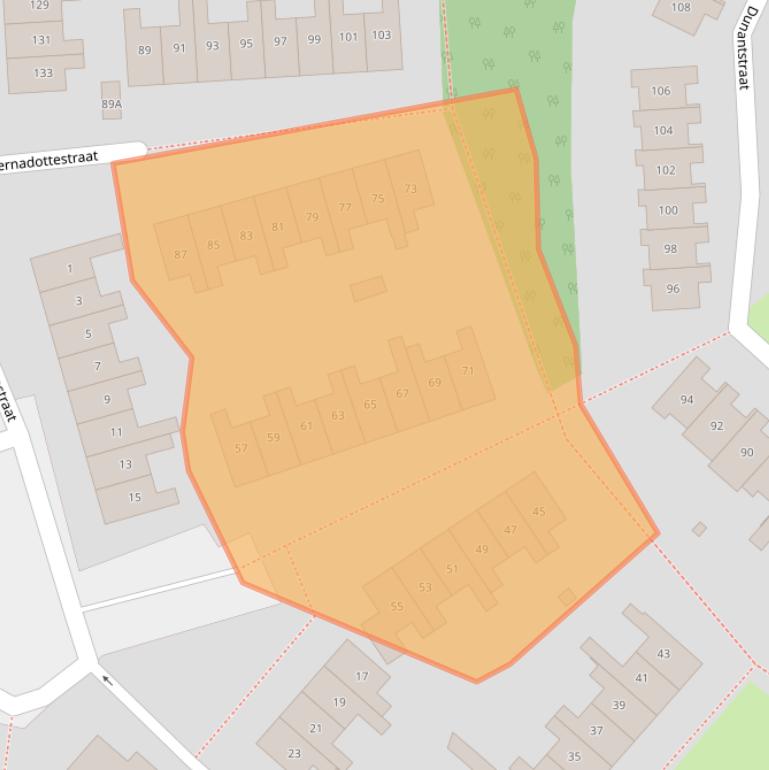Kaart van postcodegebied 2131SN.
