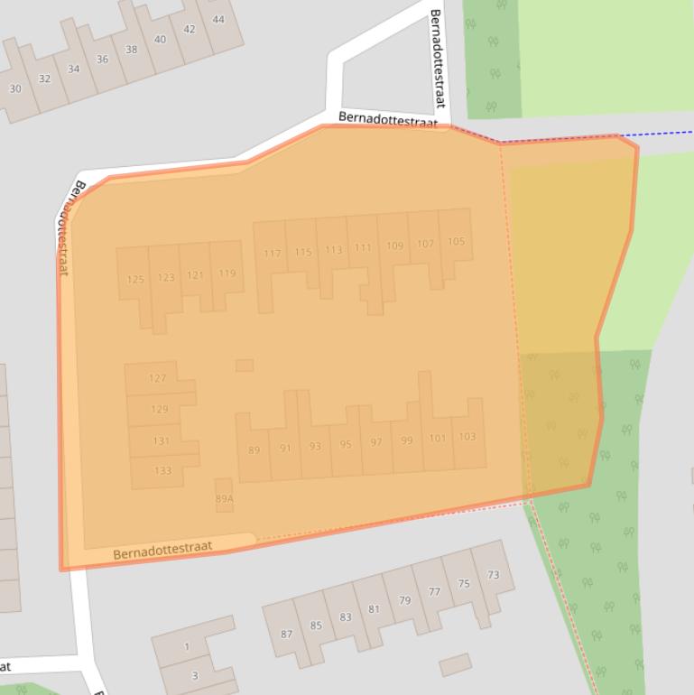 Kaart van postcodegebied 2131SP.