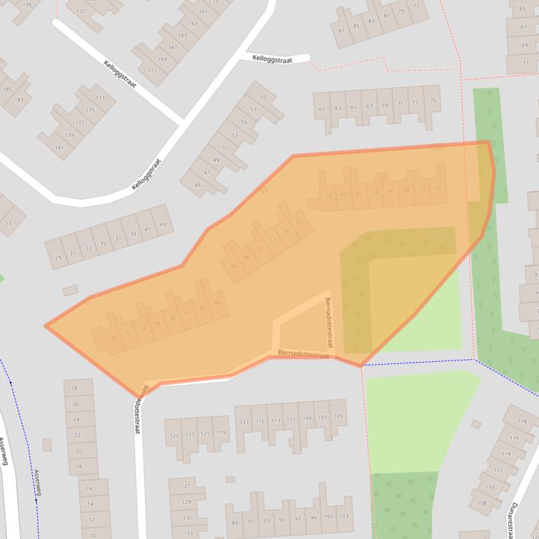 Kaart van postcodegebied 2131ST.