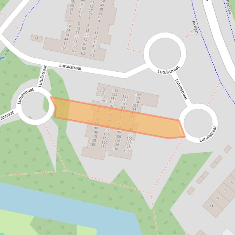 Kaart van postcodegebied 2131TD.