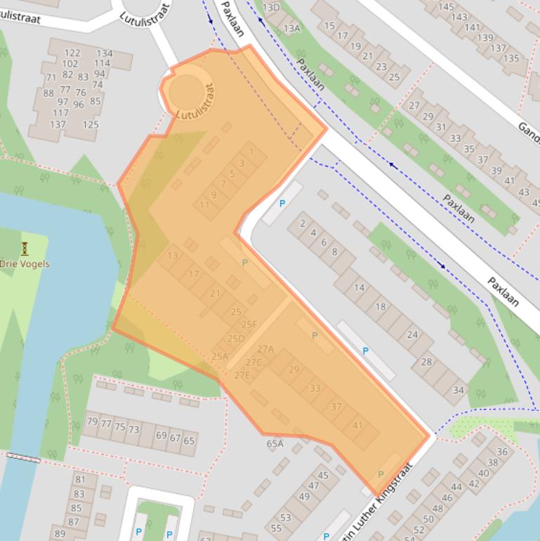 Kaart van postcodegebied 2131TH.