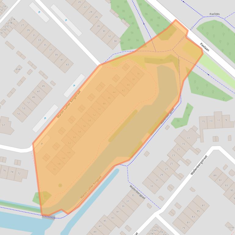 Kaart van postcodegebied 2131TM.