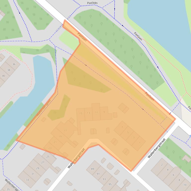 Kaart van postcodegebied 2131TP.