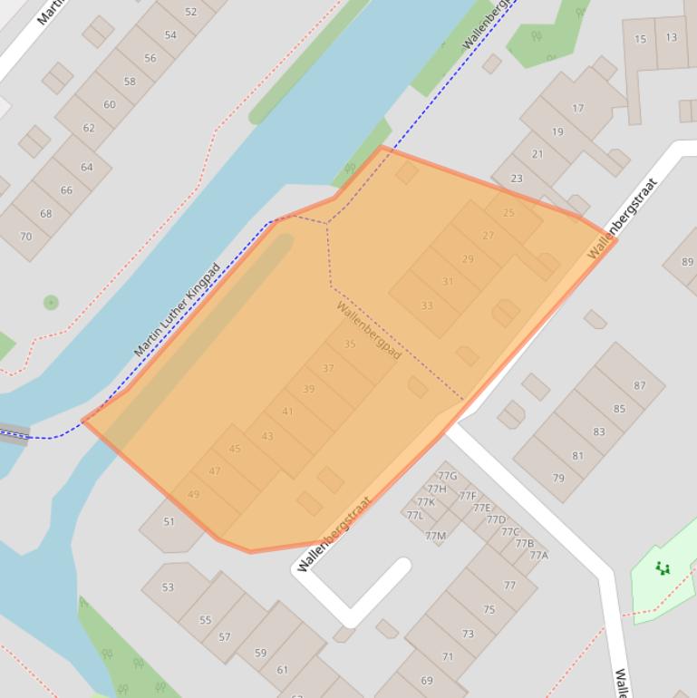 Kaart van postcodegebied 2131TR.