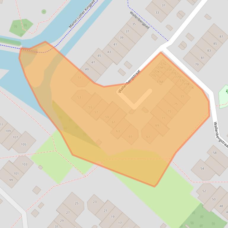 Kaart van postcodegebied 2131TS.