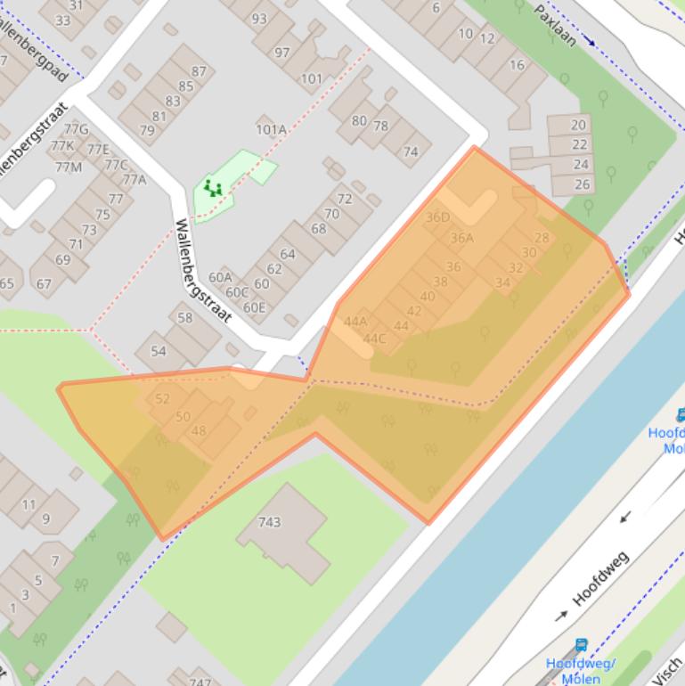 Kaart van postcodegebied 2131TW.