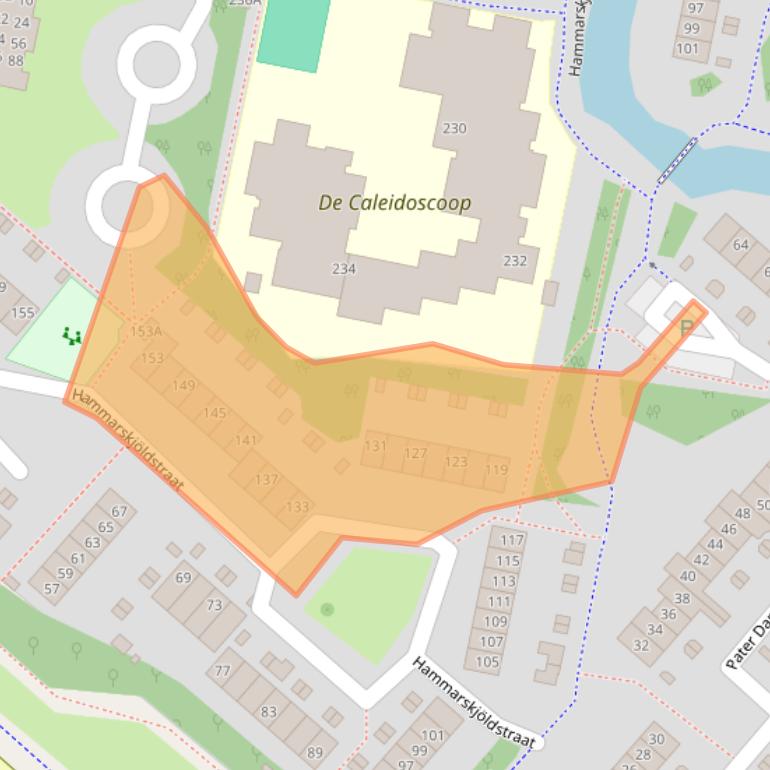 Kaart van postcodegebied 2131VD.