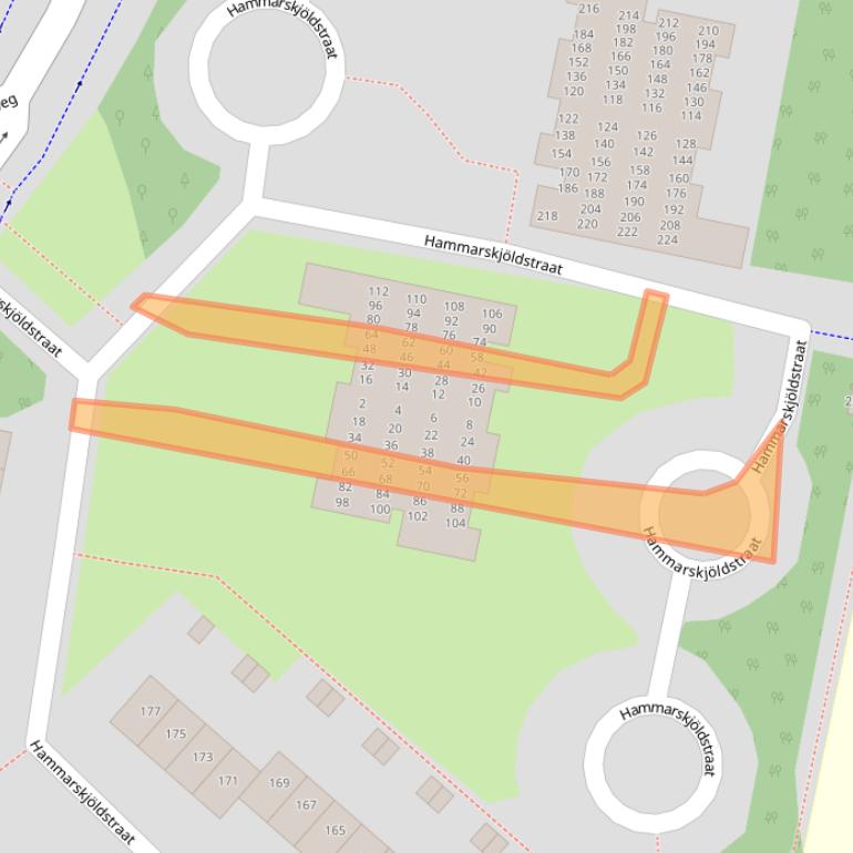 Kaart van postcodegebied 2131VH.