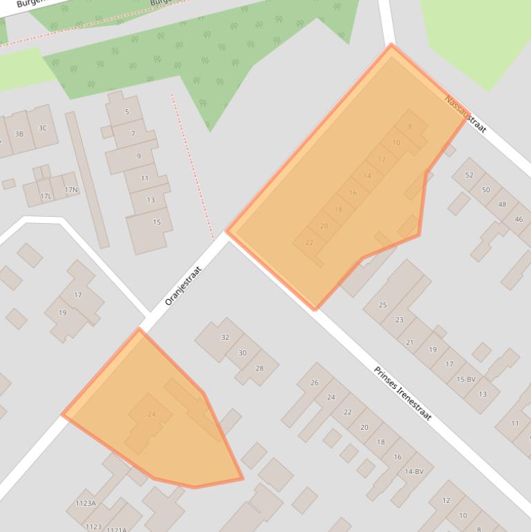 Kaart van postcodegebied 2131XP.