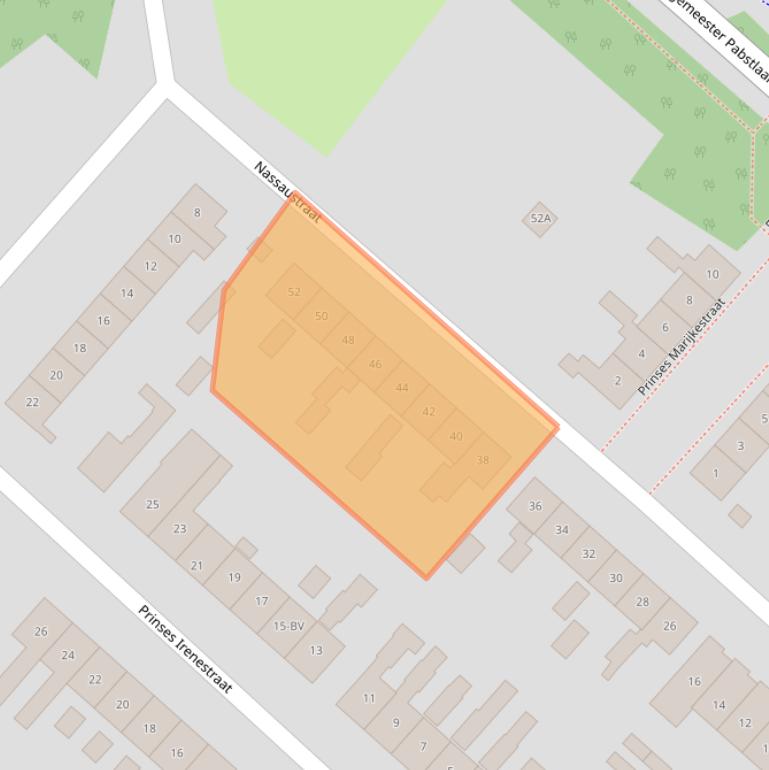 Kaart van postcodegebied 2131XS.