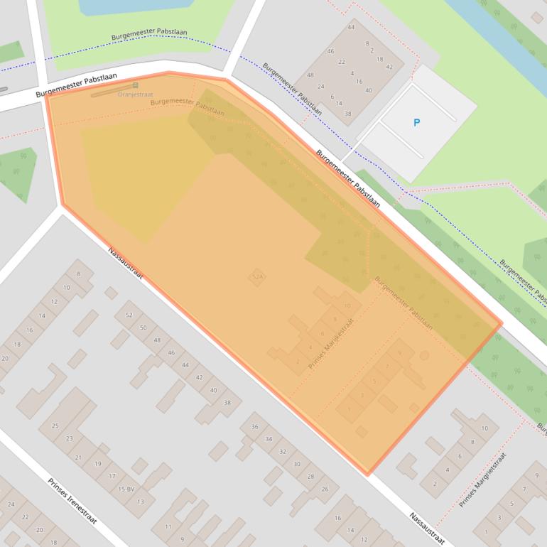 Kaart van postcodegebied 2131XT.