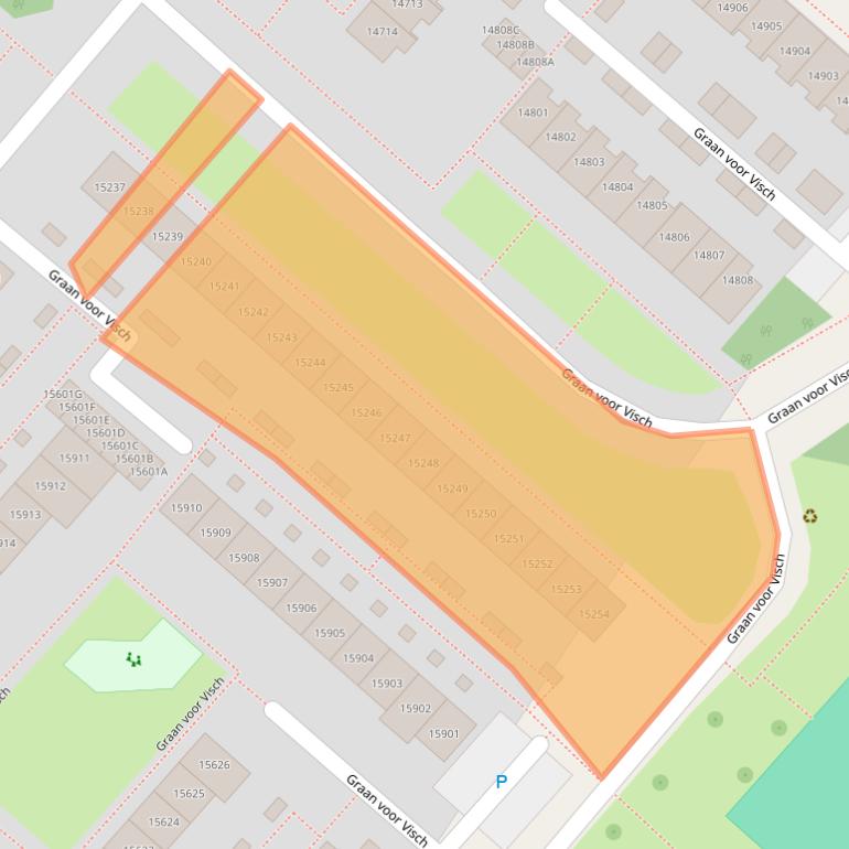 Kaart van postcodegebied 2132EC.