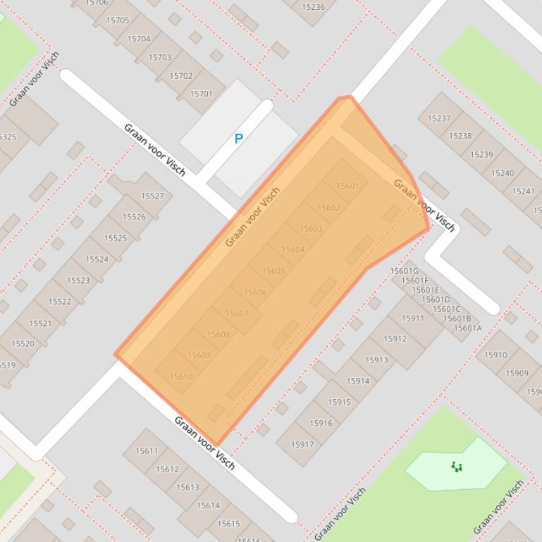 Kaart van postcodegebied 2132ER.