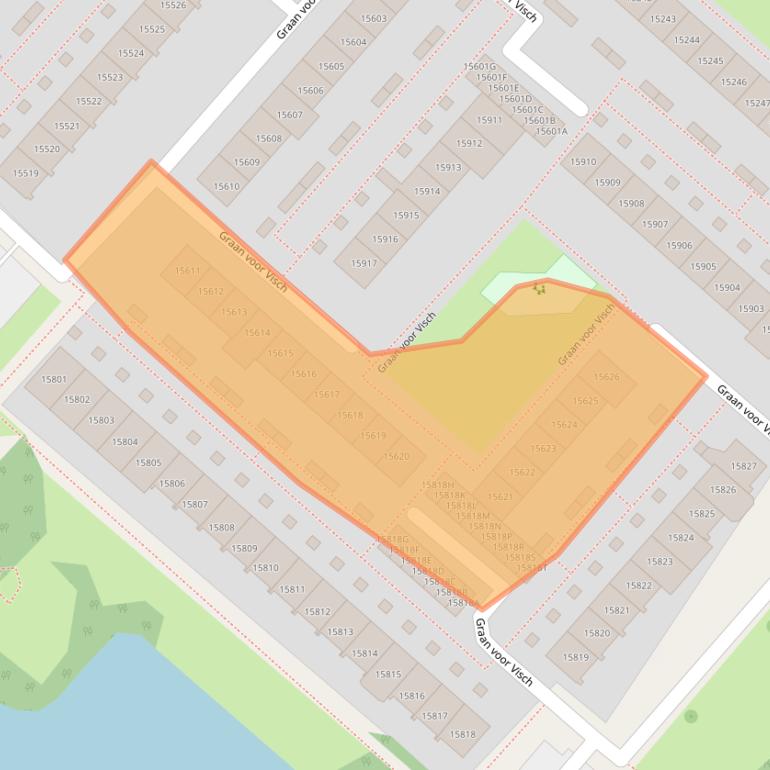 Kaart van postcodegebied 2132ES.