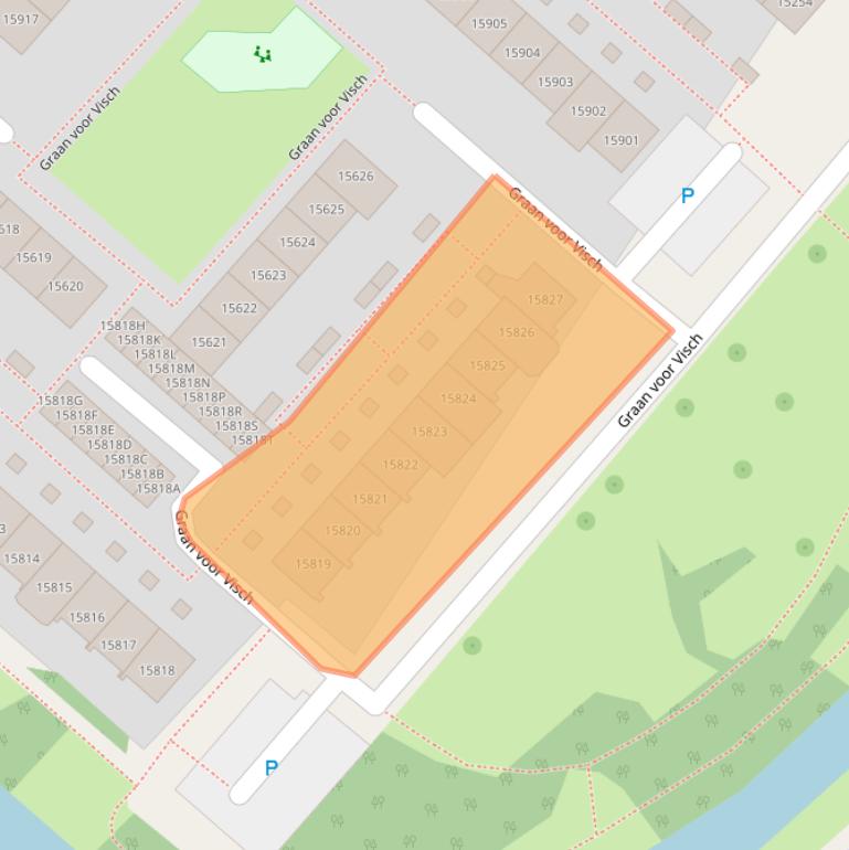 Kaart van postcodegebied 2132EW.