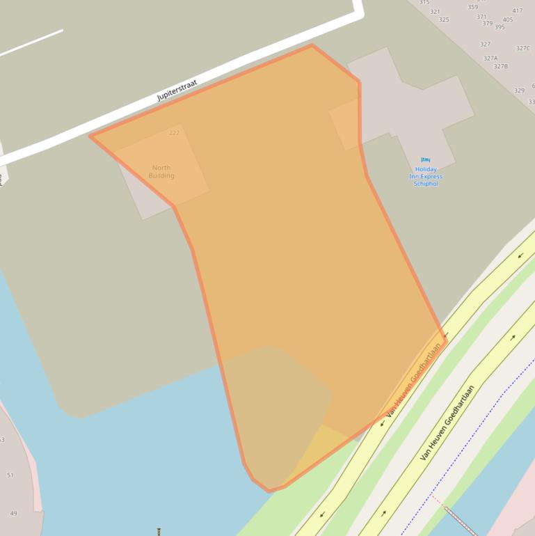 Kaart van postcodegebied 2132HJ.