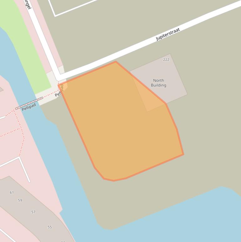 Kaart van postcodegebied 2132HK.