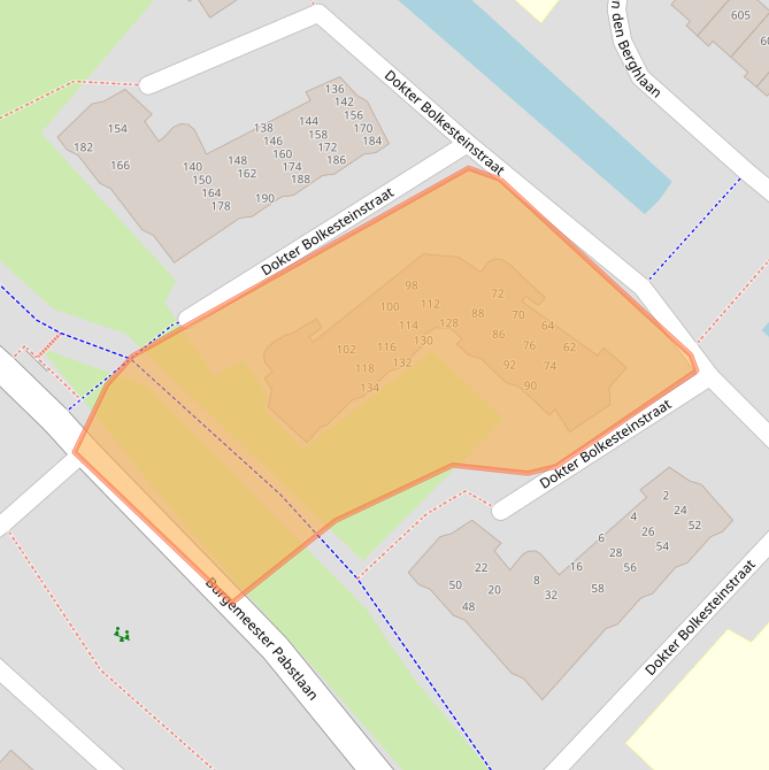 Kaart van postcodegebied 2132JV.