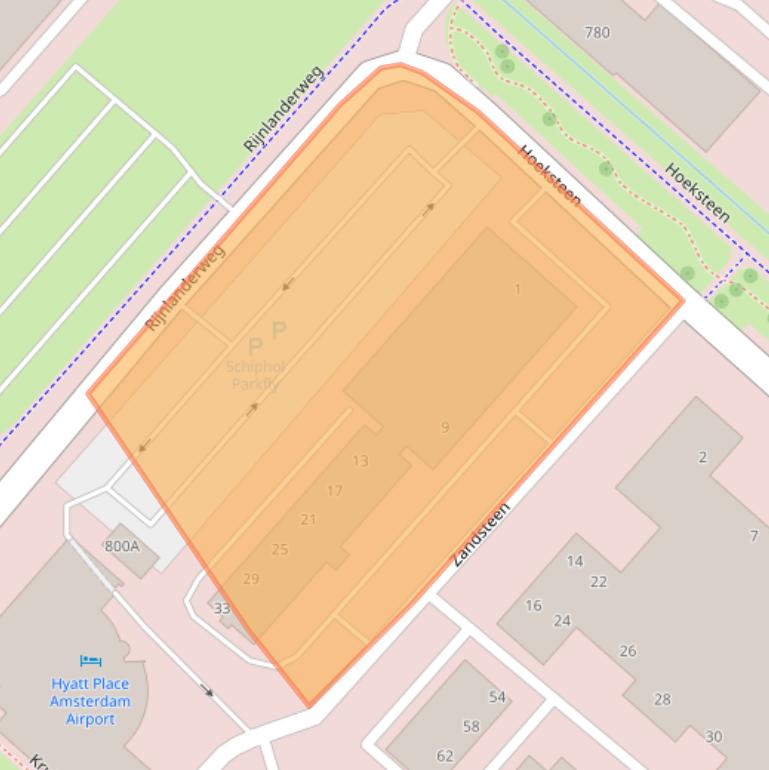 Kaart van postcodegebied 2132MZ.