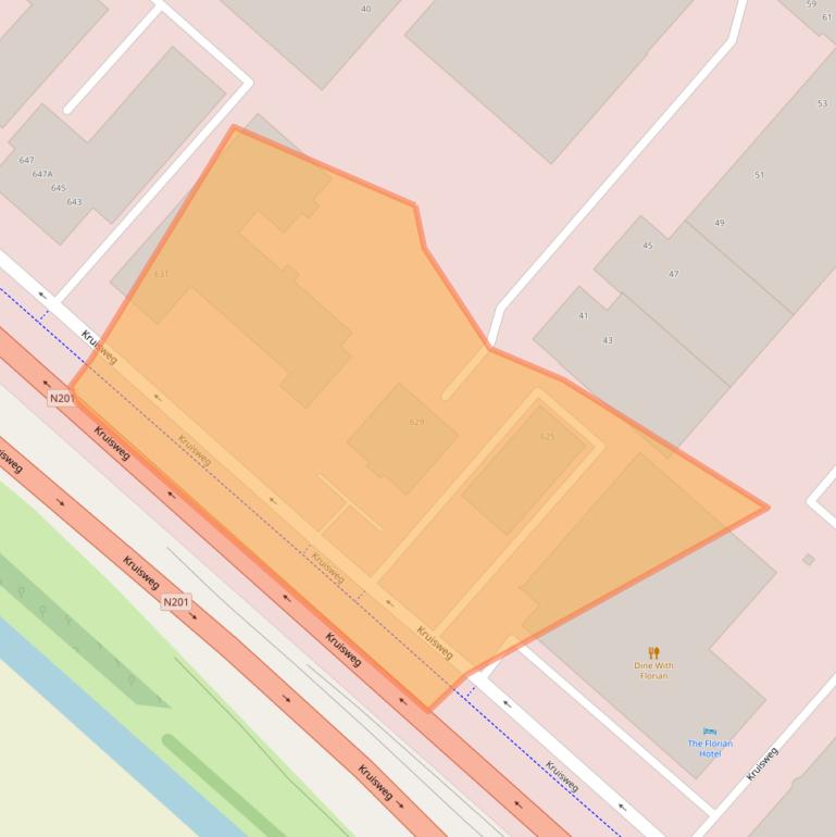 Kaart van postcodegebied 2132NB.