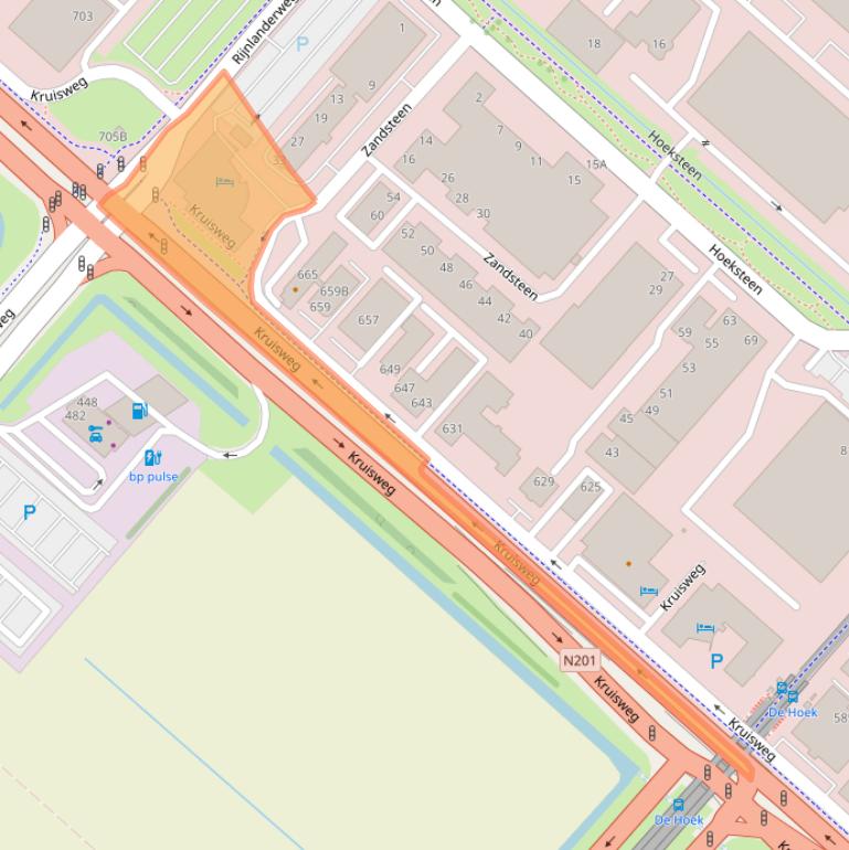 Kaart van postcodegebied 2132NN.