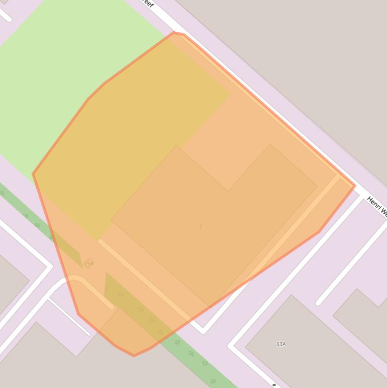 Kaart van postcodegebied 2132PH.