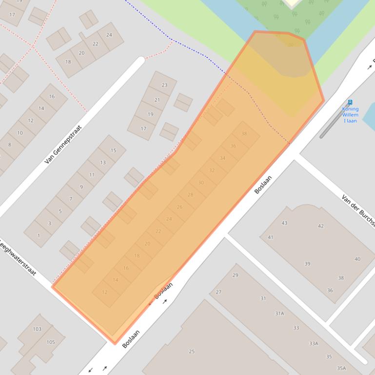 Kaart van postcodegebied 2132RM.