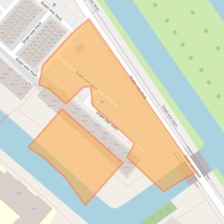 Kaart van postcodegebied 2132VK.