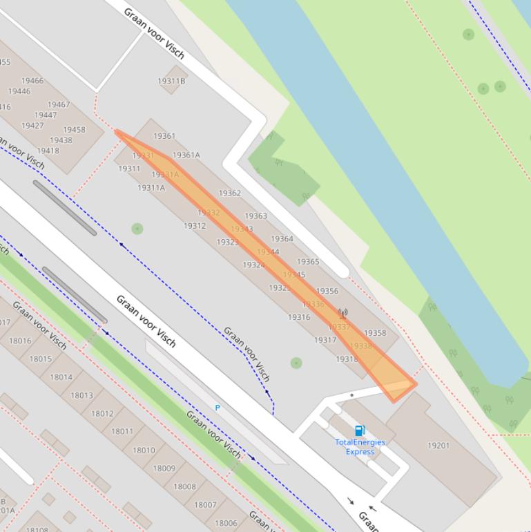 Kaart van postcodegebied 2132WD.