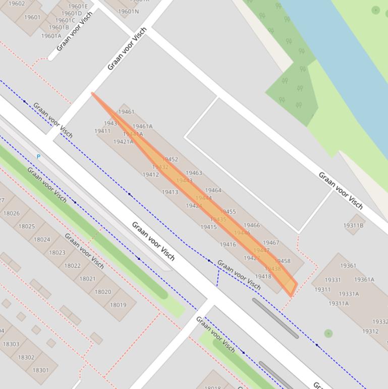 Kaart van postcodegebied 2132WH.