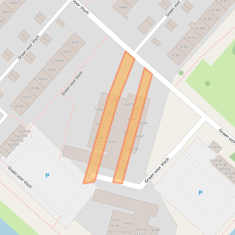 Kaart van postcodegebied 2132XL.