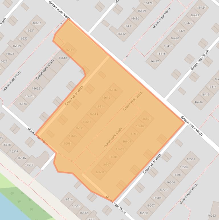 Kaart van postcodegebied 2132XR.