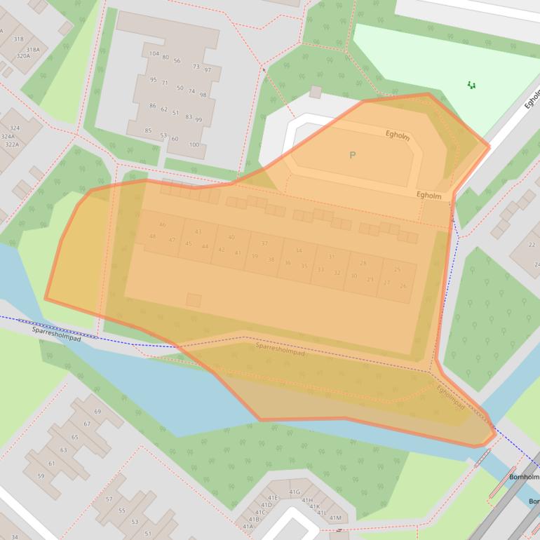 Kaart van postcodegebied 2133BB.