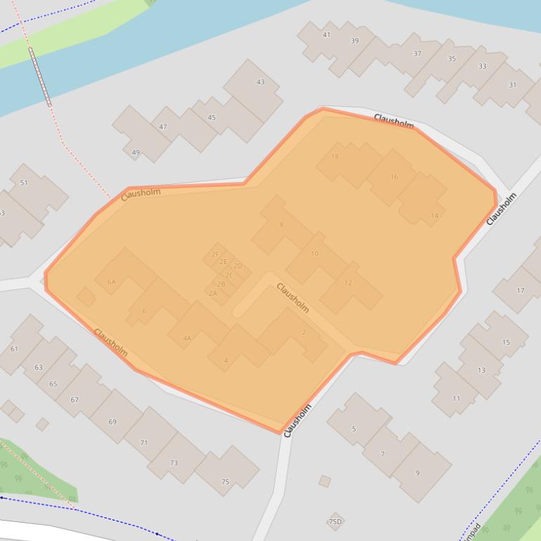 Kaart van postcodegebied 2133BZ.