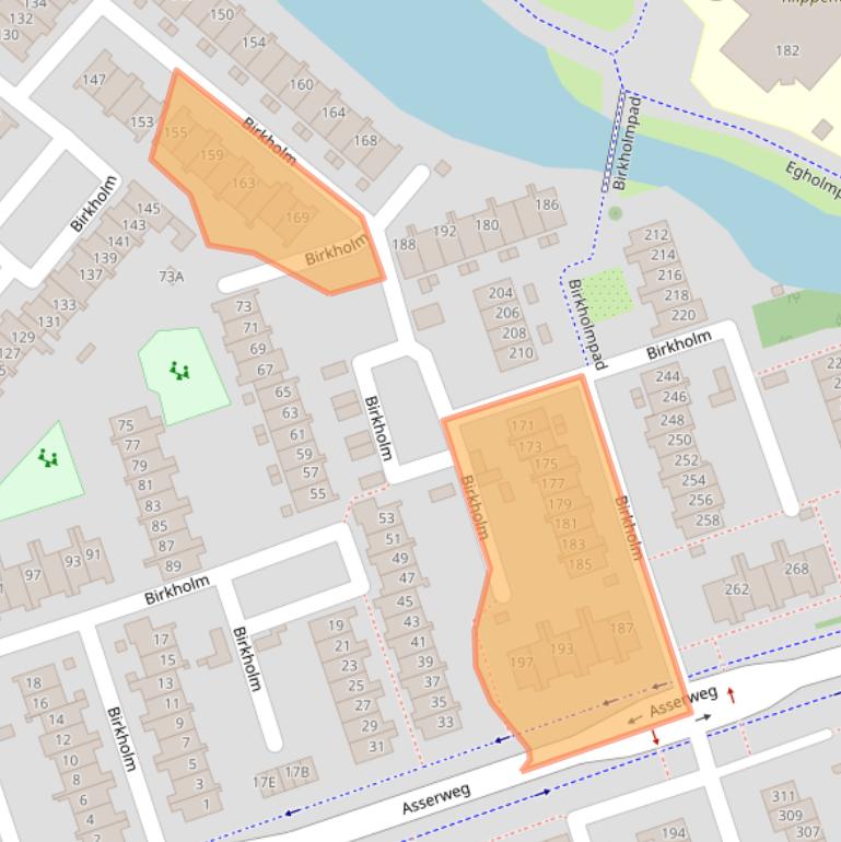 Kaart van postcodegebied 2133CD.