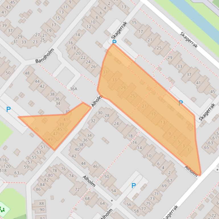 Kaart van postcodegebied 2133DA.