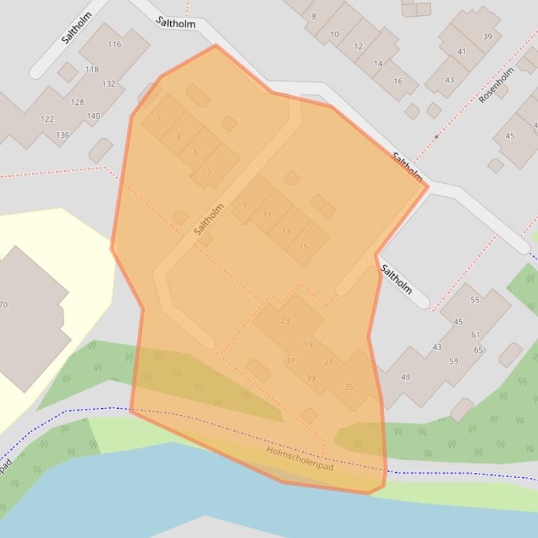 Kaart van postcodegebied 2133EA.