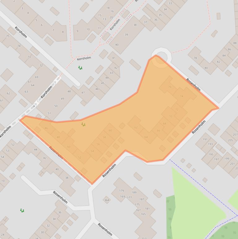 Kaart van postcodegebied 2133EM.