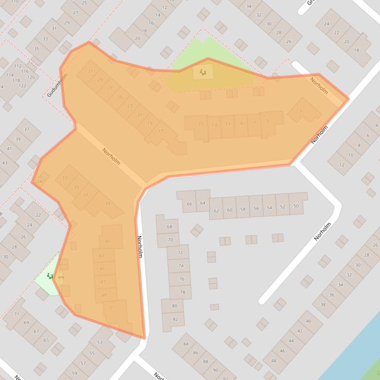 Kaart van postcodegebied 2133HJ.