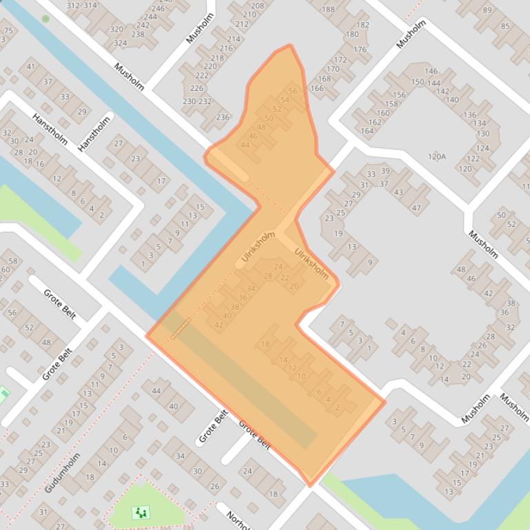 Kaart van postcodegebied 2133HZ.