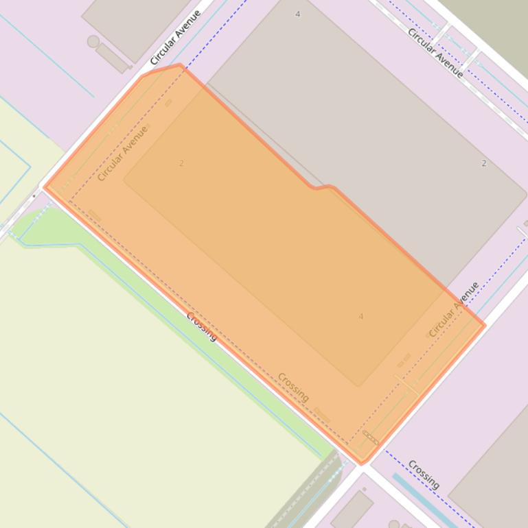 Kaart van postcodegebied 2133LE.