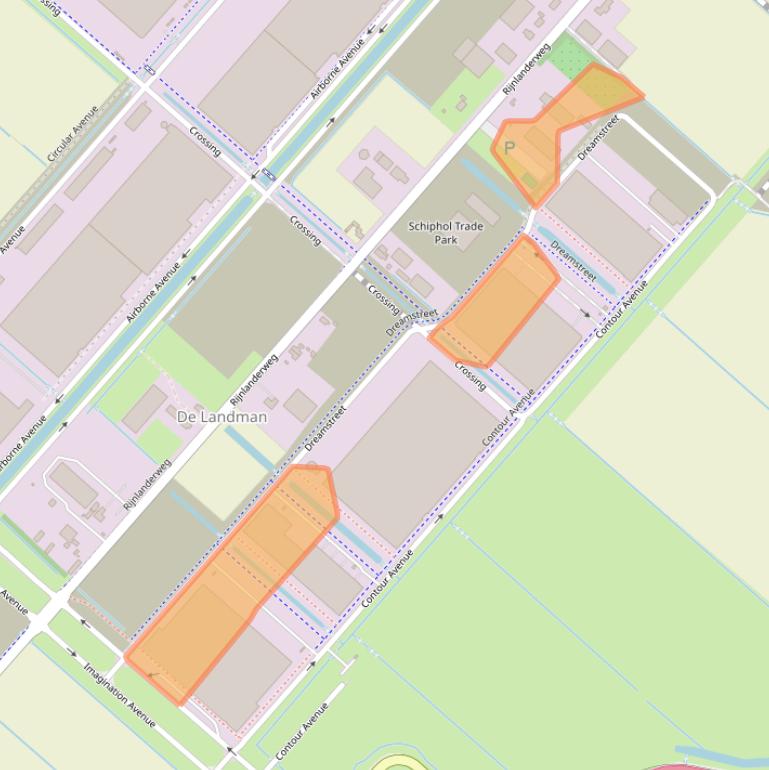 Kaart van postcodegebied 2133LK.